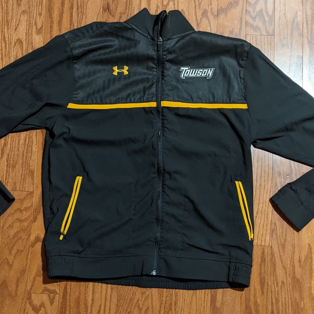 Men's Towson Tigers Black/Yellow Jacket Large